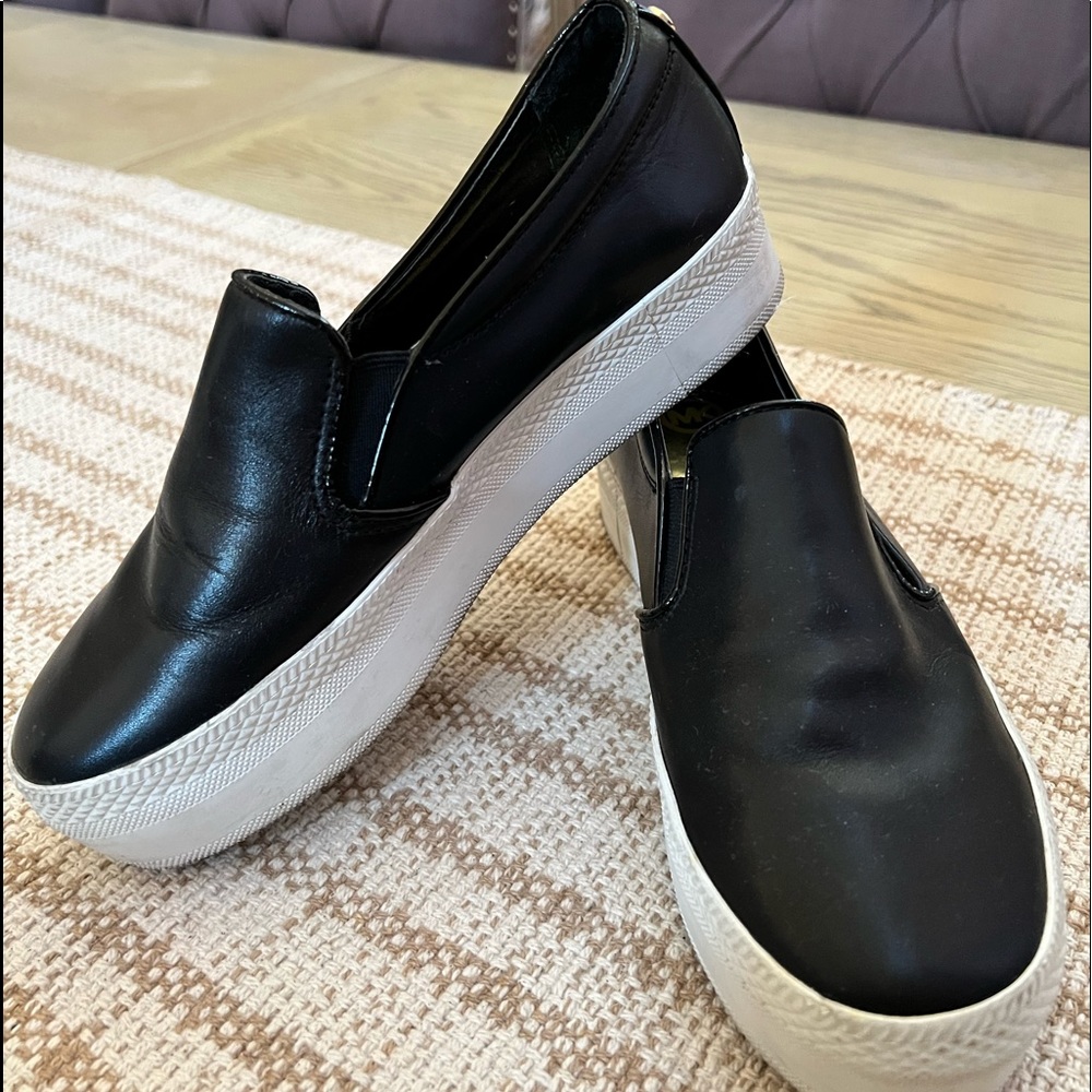 Michael Kors leather platform shoes